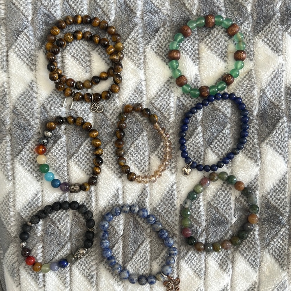 Chakra bracelets- total is for all bracelets